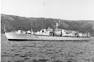 Note Springbok emblem on funnel